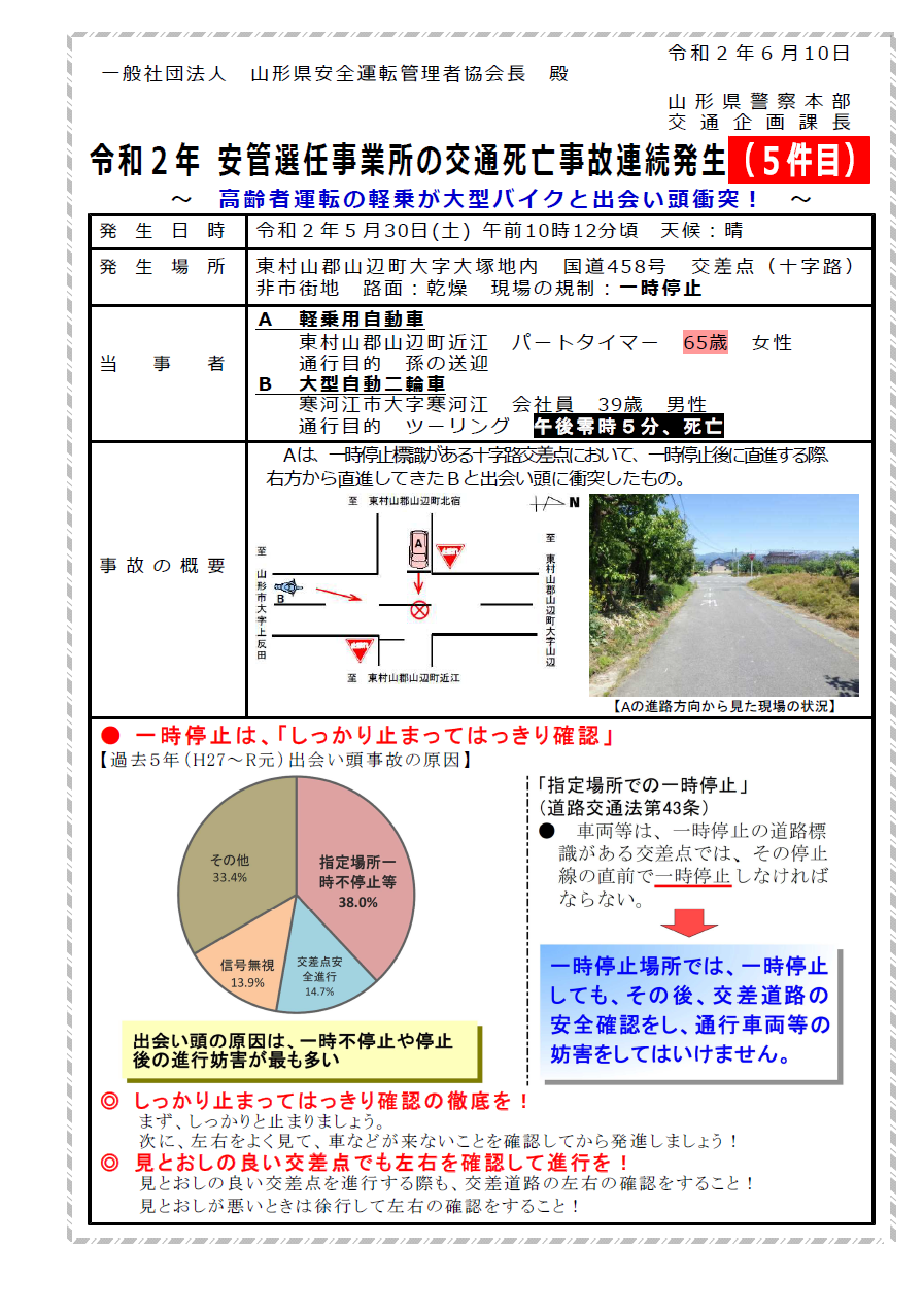 一般社団法人山形県安全運転管理者協会